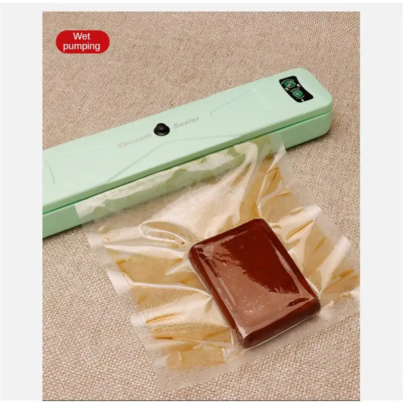 

Vacuum Sealers Machine 220V/110V With Free 10pcs Vacuum Bags For Kitchen Household Food Vacuum Sealer Packaging Machine