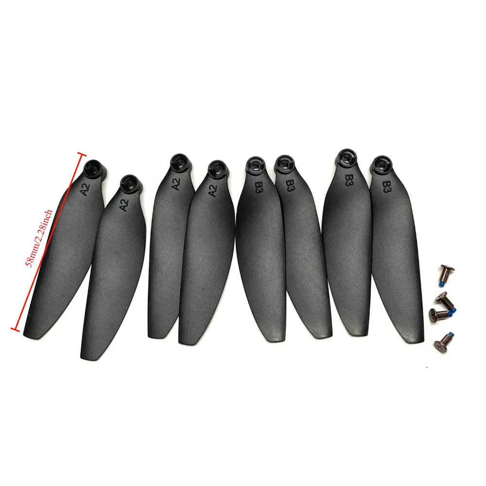 E88 EVO Brushless Motor Propellers Drone E88EVO E88 MAX RC Quadcopter Spare Parts 58mm Blade Screw Accessoy