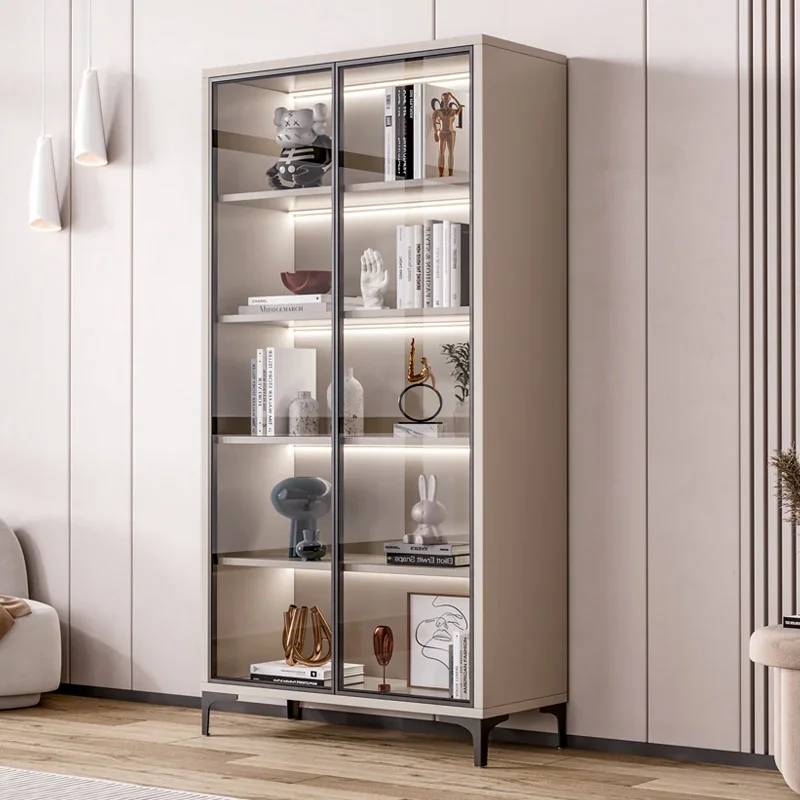 

Night Stand Century Bookcase Organizer Bedroom Modern Nordic Bookshelf Make Up Display Etagere Rangement Living Room Furnitures