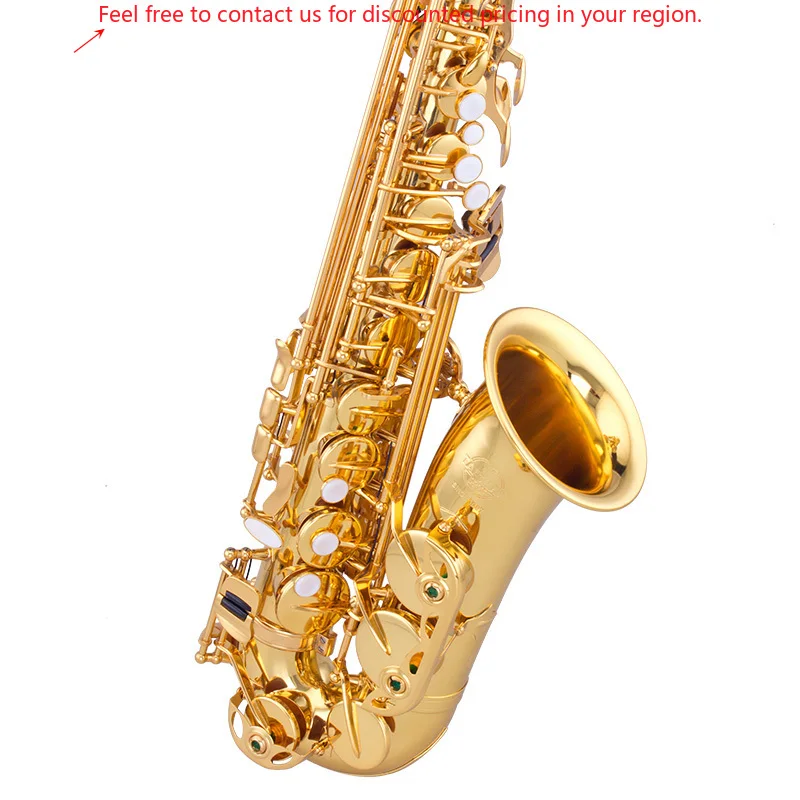 

Taishan Electrophoresis Gold Lacquer Eb Tone Phosphor Brass Material Alto Saxophone