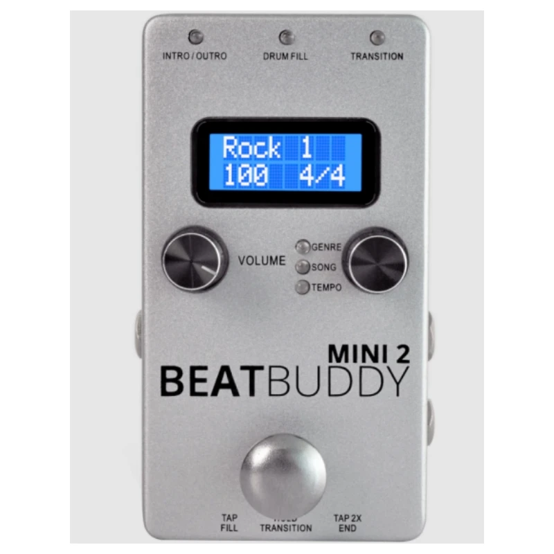 Singular Sound BeatBuddy Mini 2 Drum Machine Pedal: Personal Drummer for jamming or practicing in socks or barefoot