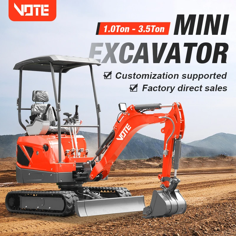 

8Free Shipping Mini Excavator 1.8 Ton EPA 5 Engine Excavator Factory Sales Digger 1 Ton 2 Ton Mini Excavator for Sale