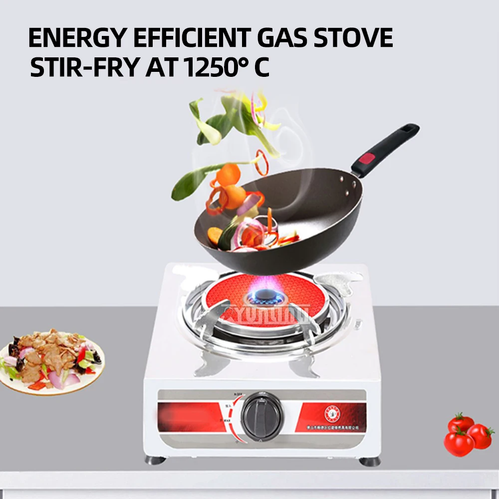 Kitchen Infrared Hob Stainless Steel Gas Stove Estufas Desktop Single Cooking Stove Gasherd Kochfeld