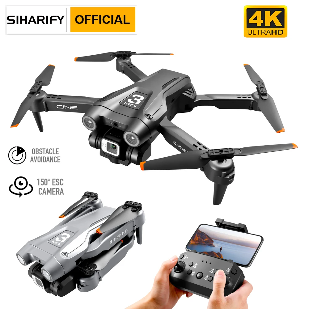 

drones with ESC Camera Obstacle Avoidance Rc airplanes fpv drone 4k camera Optical Flow Position Mini drone Quadcopter toys boy