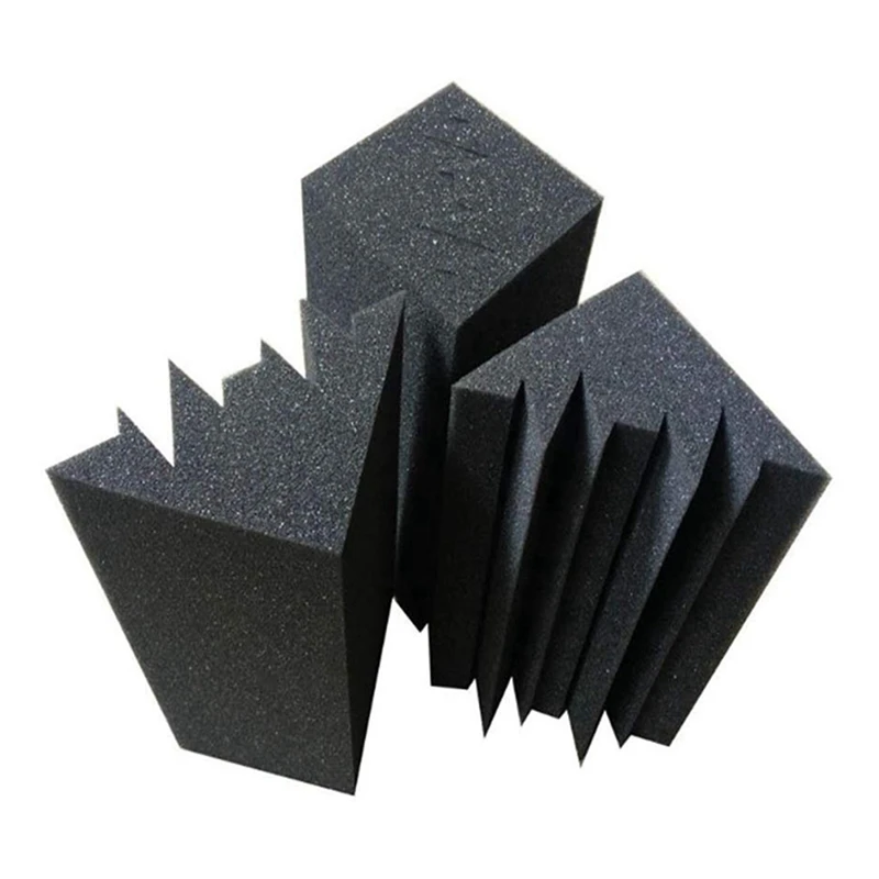 16 Pack Acoustic Panels Soundproofing Foam Acoustic Tiles Studio Foam Sound Wedges 12 X 12 X 24 Cm