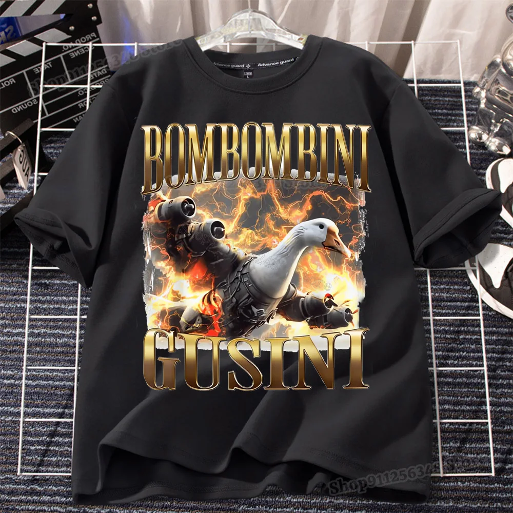 Kaus Meme Lucu Brainrot Italia untuk Anak-anak Tralalero Tralala Tung Sahur Tralalero Tralala Cappuccino Assassino Atasan Anak