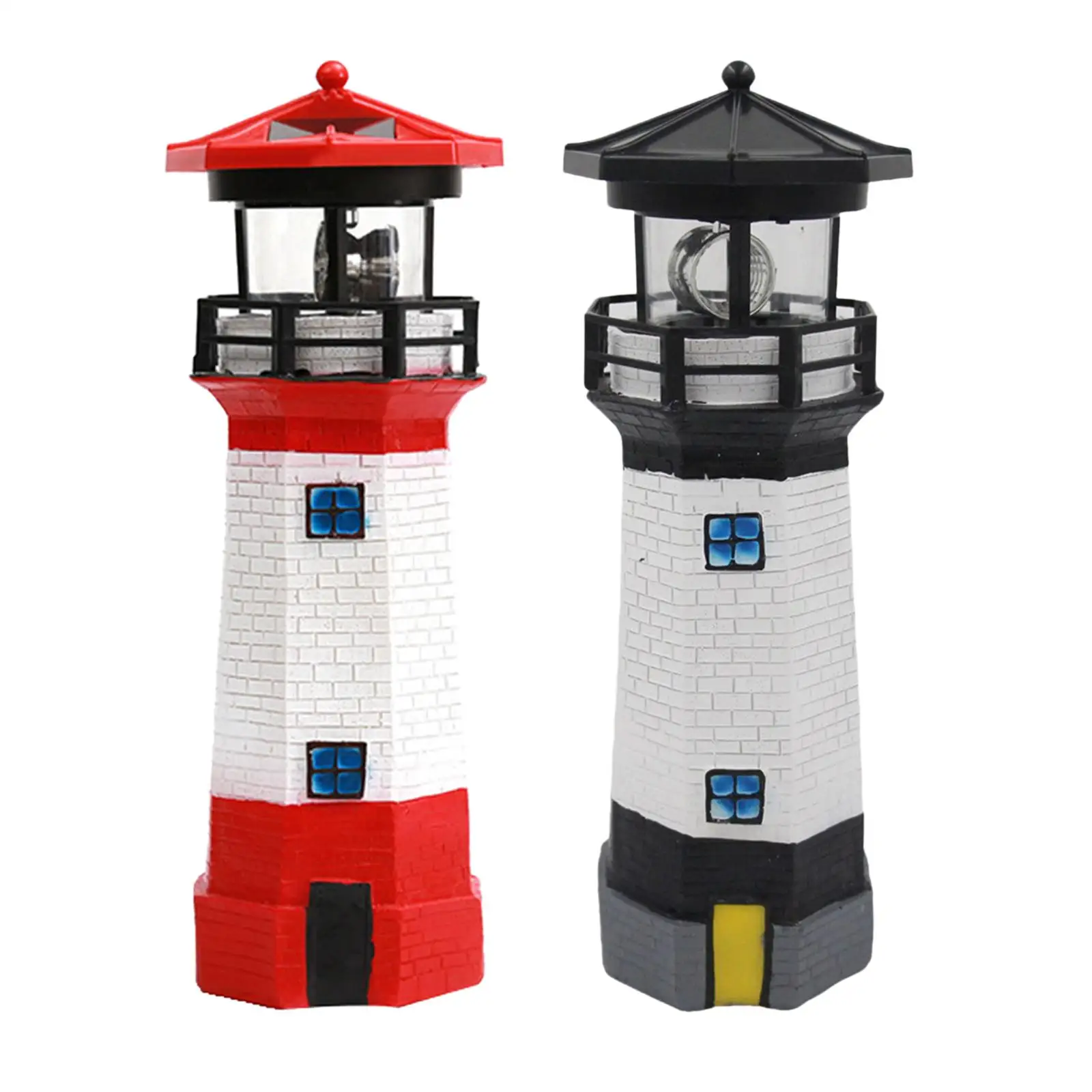 

Solar Rotating Lighthouse Light Landscape Outdoor Lamp Decor Night Light