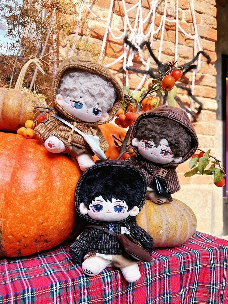 بدلة دمية محشوة من القطيفة للأولاد ، سترة بغطاء رأس أنيقة رائعة ، ملابس عتيقة ، ملابس غير رسمية ، هدية عيد ميلاد ، الخريف ، 10: 15 ، 20