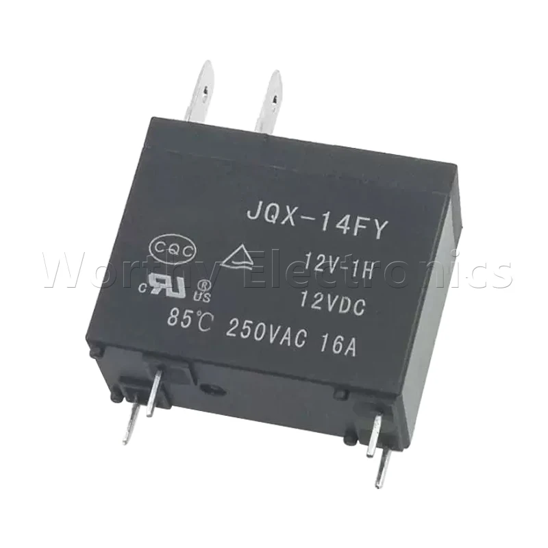 

Free shipping 10pcs/lot relay 12VDC 16A 4PIN JQX-14FY