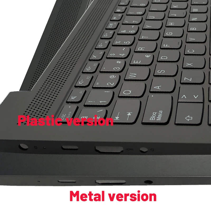 Imagem -06 - para Lenovo Ideapad 15iil05 15are05 15itl05 15alc05 Am1k7000110 Laptop Lcd Tampa Traseira Moldura Frontal Palmrest Superior Bottom Case