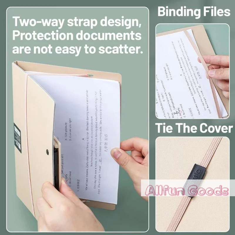 [TG835]Foldable Folders A4 To A5 Folder A4 Folding Board Student Test Paper Storage Folder Organize Folder File Contract Folder