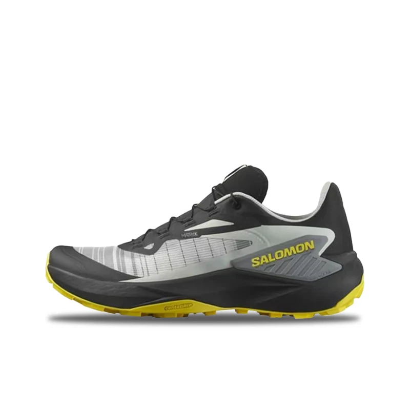 Salomon Genesis Stylish, Breathable,Supportive, Soft, and Responsive Premium Low-Top Running Shoes for Men–Black and Gray 479781