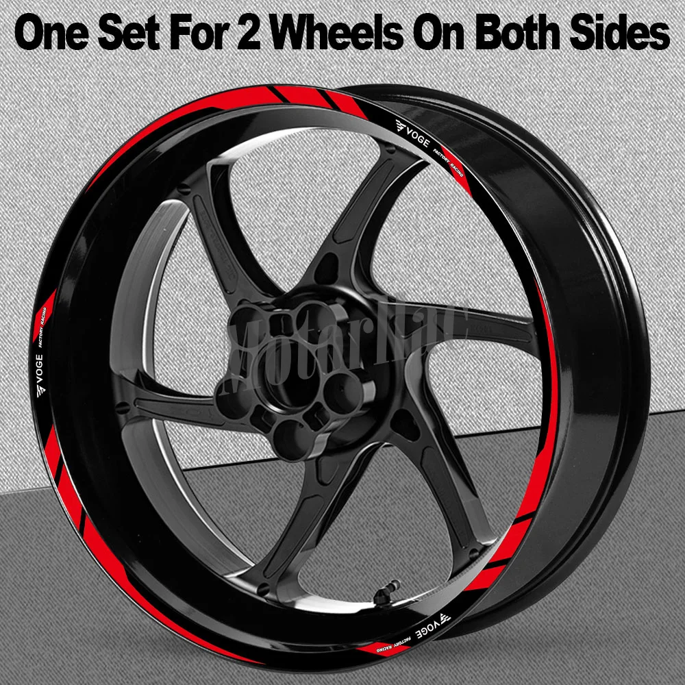 Für Voge 300/500/650DS 500AC GP200/500R Lx300ac Reflektierender Motorrad-Felgenaufkleber Streifenaufkleber Zubehör Wasserdicht – Detail 1