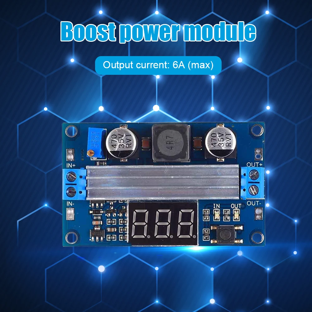 Módulo regulador de tensão de fonte de alimentação LTC1871 Conversor DC-DC Módulo de fonte de alimentação regulada 3-35V Max 9A