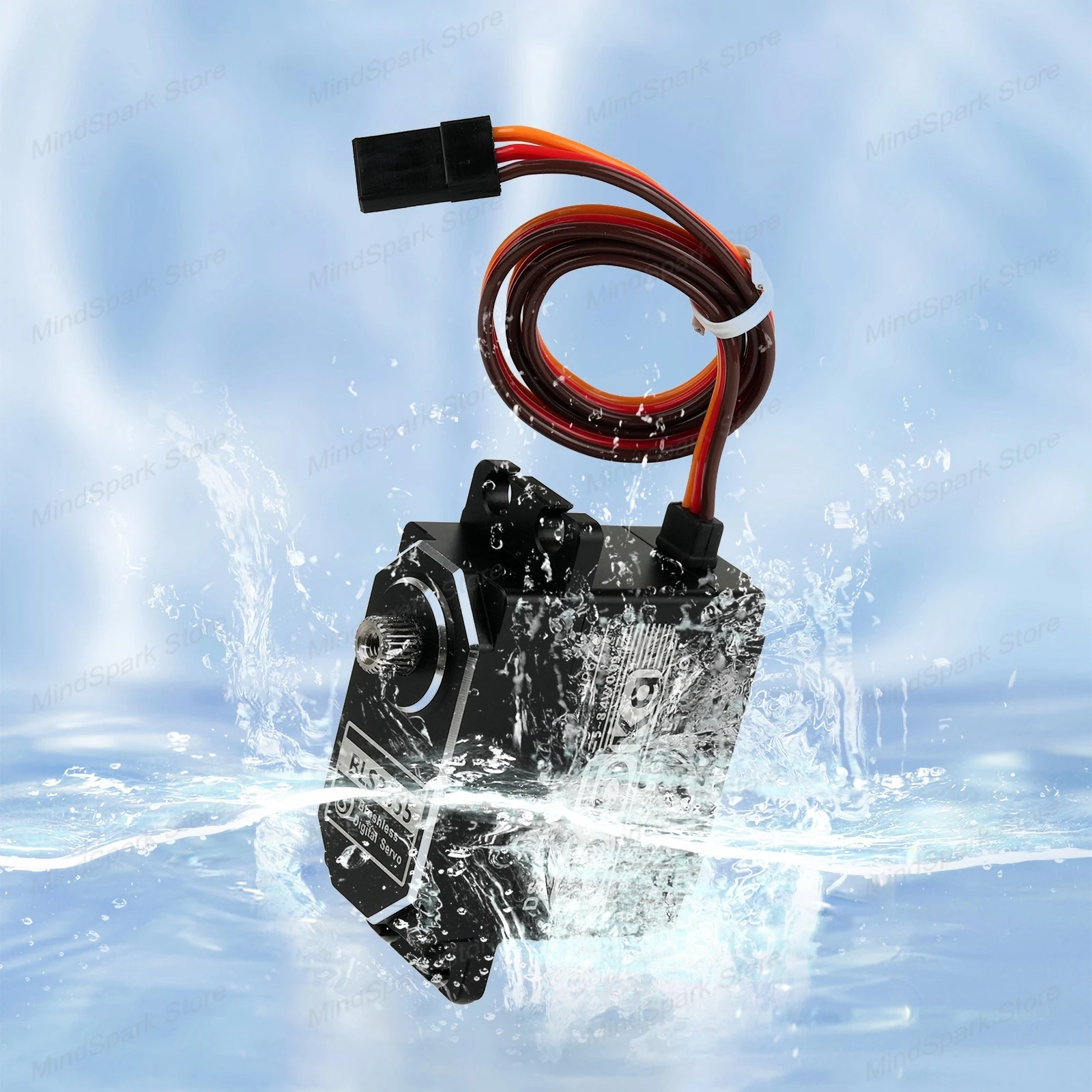 55KG Digital Servo Full Metal Gear Brushless Motor 180/270 Degree Torque Brushless Waterproof for RC Car Robot Boat DIY Parts