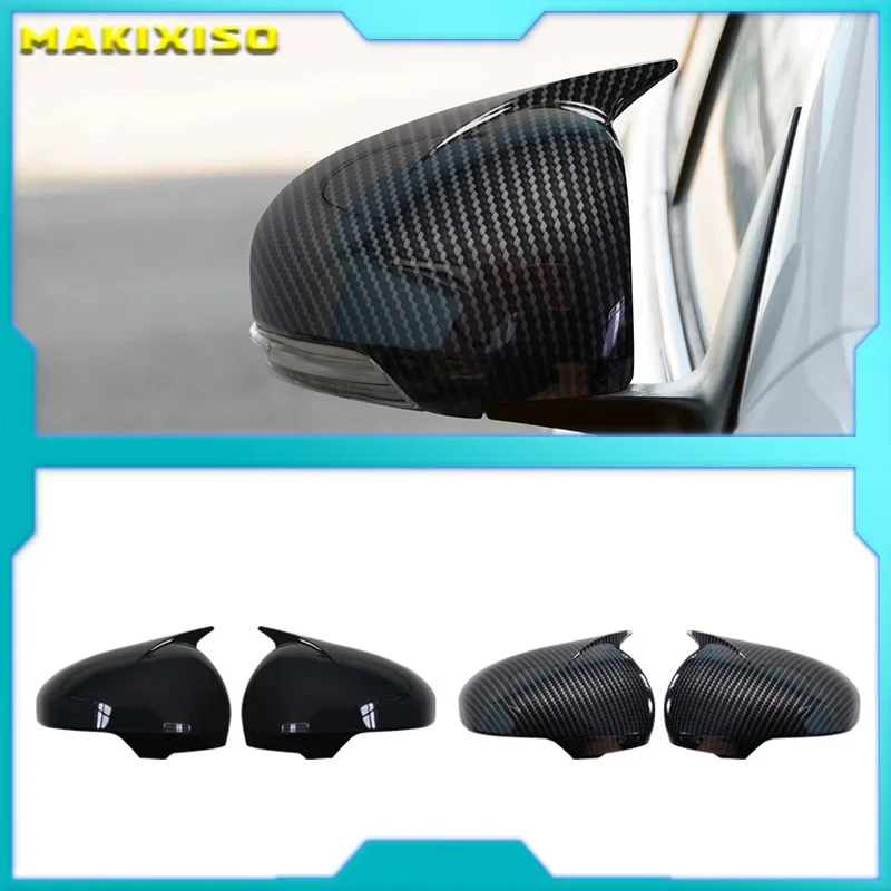 

Sticking Rearview Side Mirror Cover For Toyota Mark X Reiz 2010-2017 Wing Caps Exterior Door Rear View Case Trim