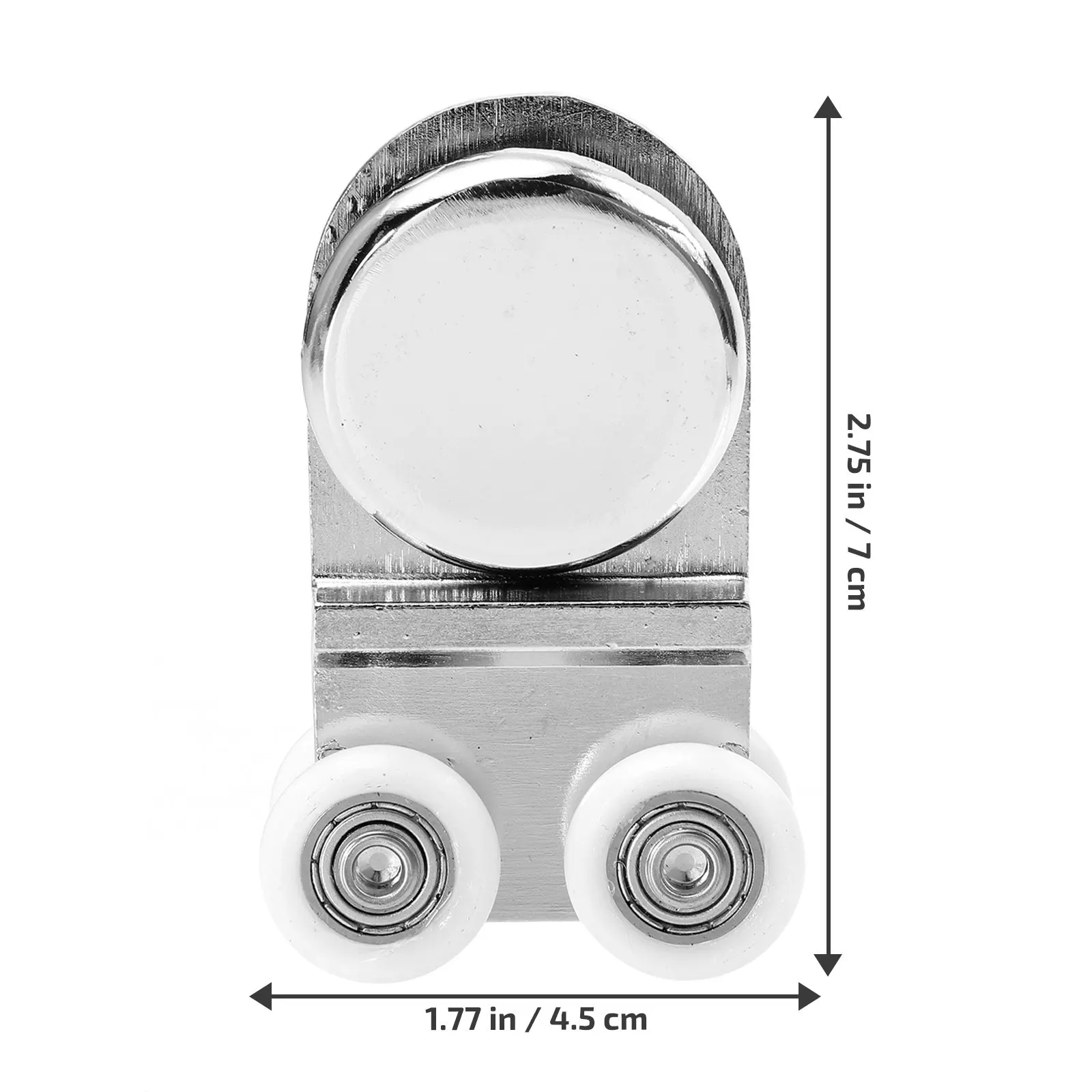 1Pcs Shower Door Wheels High Grade Glass Sliding Door Rollers Replacement Bottom Pulleys Bathroom Shower Cubicle Smooth Glide