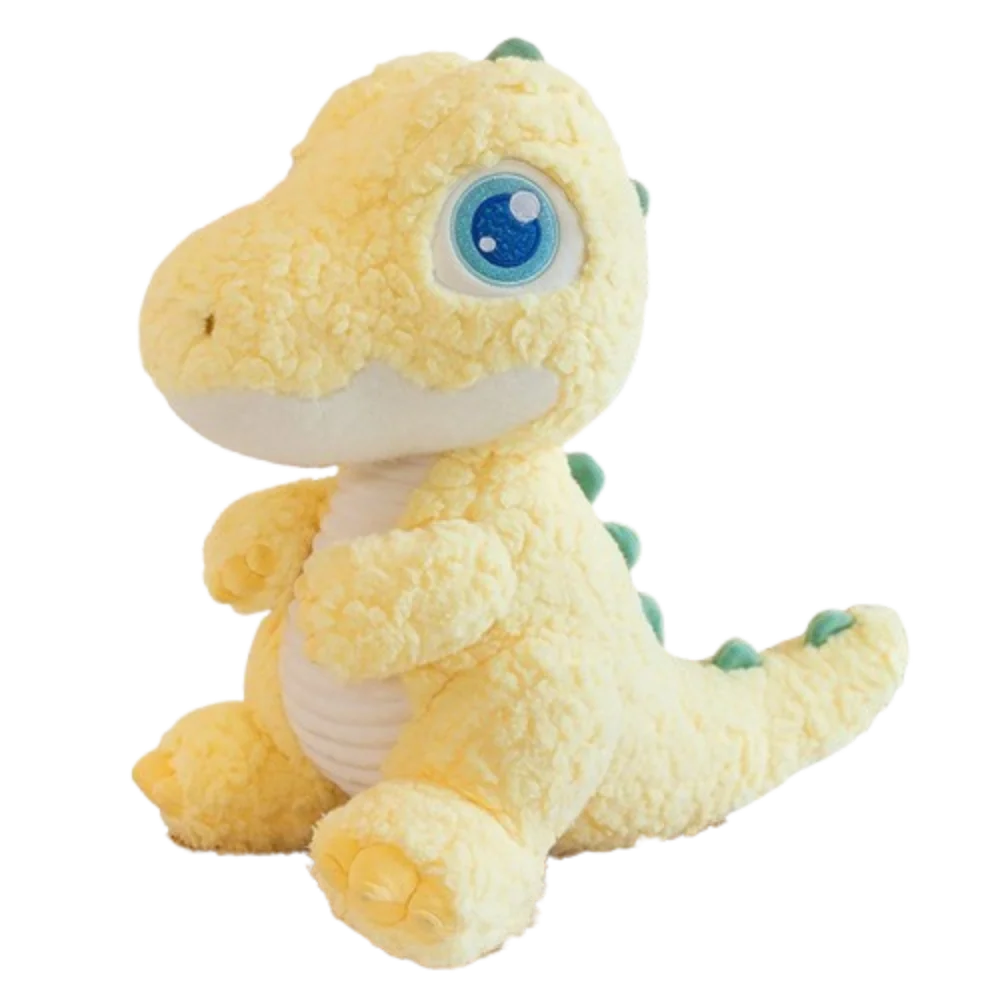 

Fluffy Big Eyed Dinosaur Plush Doll Collection Appease Cartoon Dinosaur Plush Toy Cute Cartoon Stuffed Animals Doll
