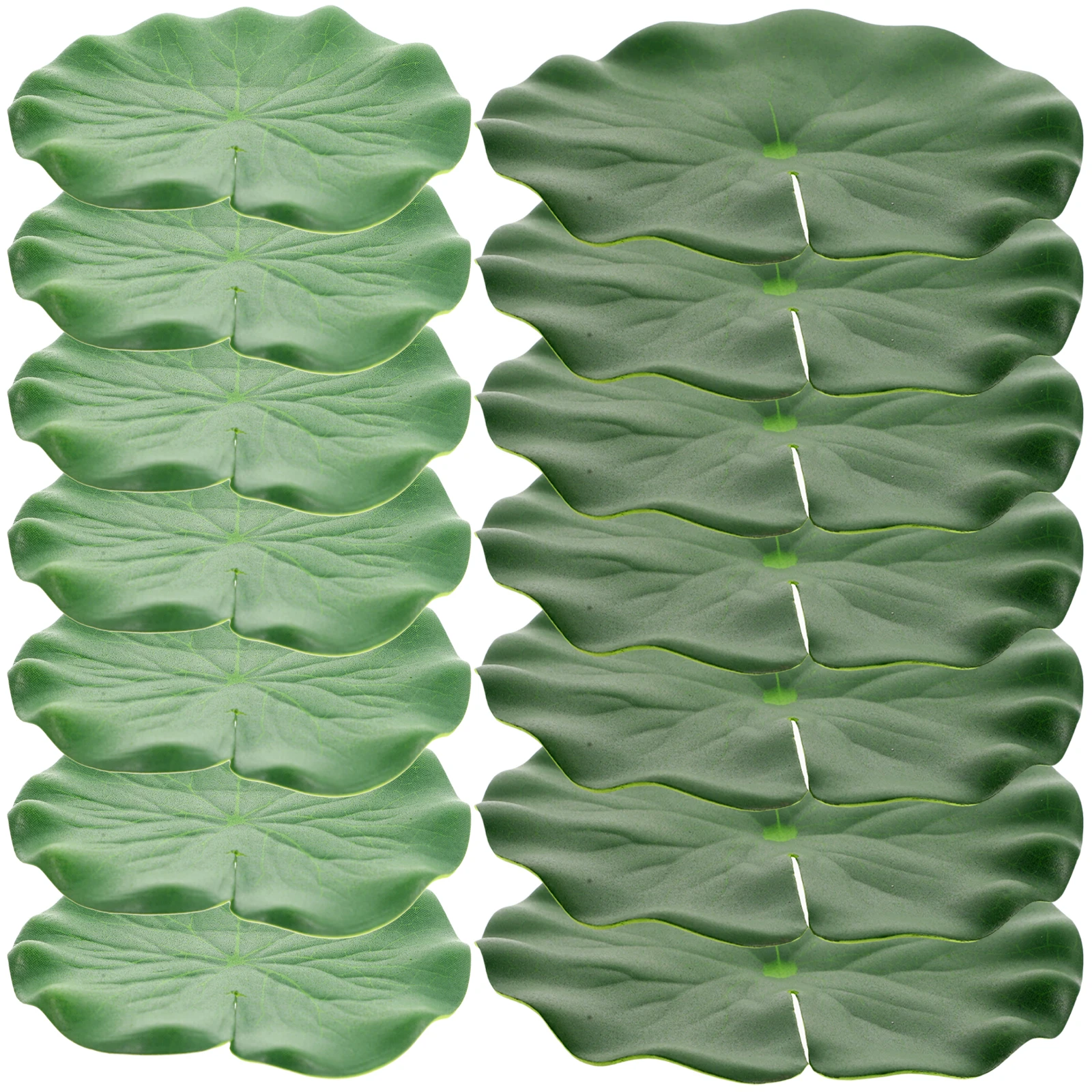 

20Pcs Creative Pond Lotus-Leaves Eva Material Fake Plant Decor Natural Appearance Bright Pond Lotus-Leaves Creative Photo Props