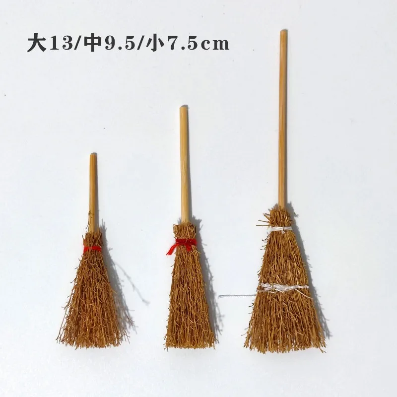 Toys Simulation Miniature Broom Mop Dustpan Cleaning Tools Model Small Ornament DIY for Action Figures Prop Accessory