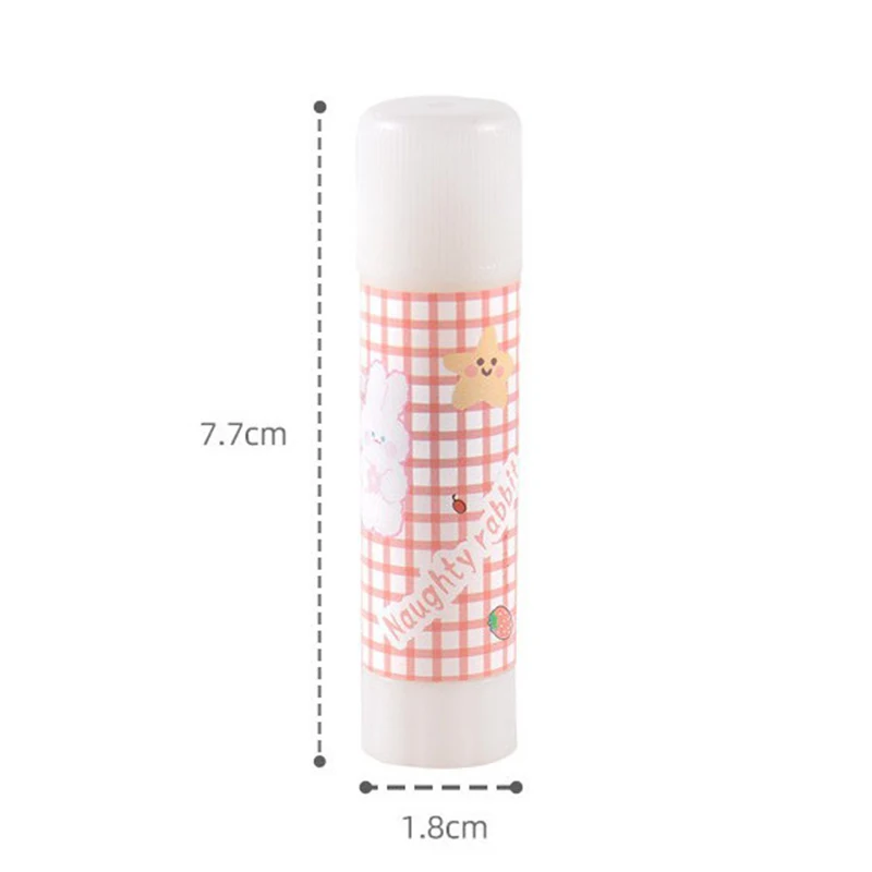 1PCS Cartoon Solid Glue Stick Strong Adhesives Non-toxic Sealing Stickers Mini Student Stationery Office School Supplies