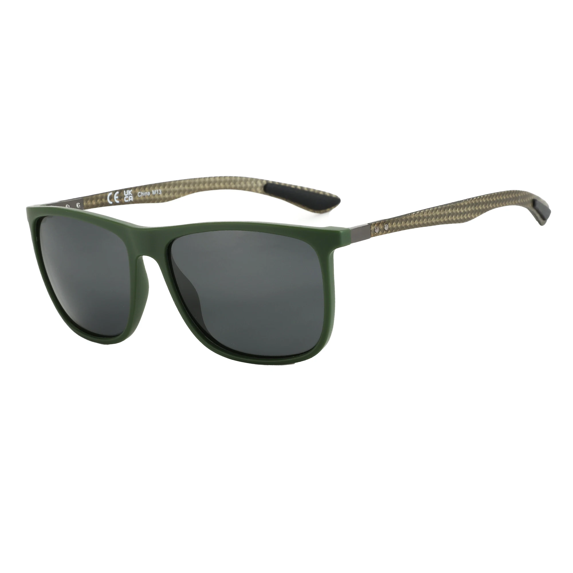 ZENOTTIC Neue Quadratische Polarisierte Sonnenbrille für Männer Ultraleichte Carbon Faser Sonnenbrille Fahren Angeln Golf Sport UV400 Schutz 7