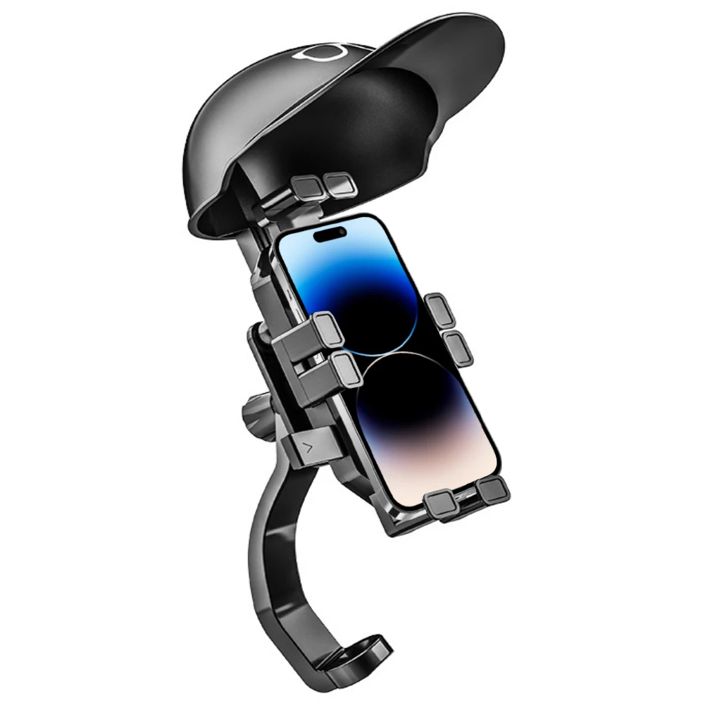 

Motorcycle Electric Bike Mobile Phone Holder Small Helmet Rider Electric Bicycle Navigation Holder Umbrella Phone Support