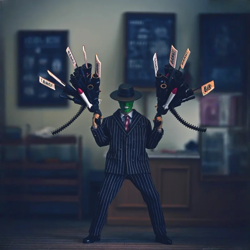 In Stock Brotoys Disguised Mask Hero Jim Carrey Lr009a Lr009b 1/12 Movable Doll Figurine Holiday Gift