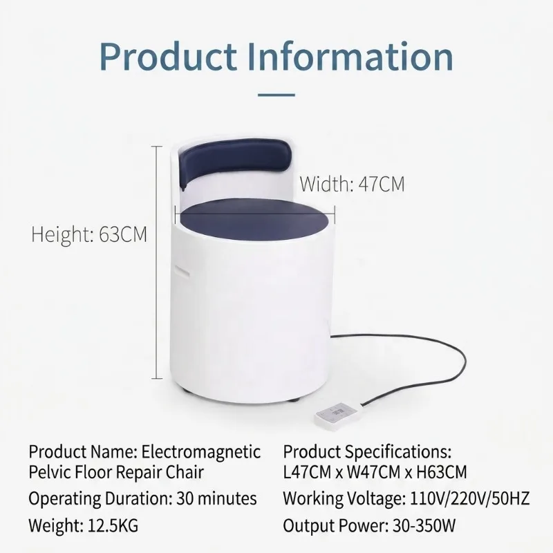 Body Care Rehabilitation Machine Muscle Postpartum Repair Incontinence Urine Leakage Relief Chair