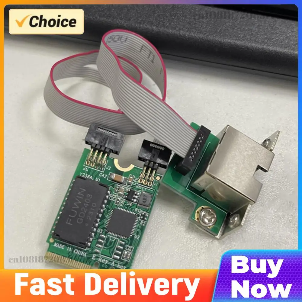 

M2 RJ45 Network Adapter RTL8125BG Chip M.2 Gigabit Ethernet Network Card 2.5G/1000/100Mbps PCIE Bus Network Card