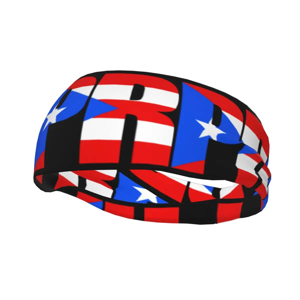 

Headband Puerto Rican Flag Headwrap Hairband for Tennis Gym Fitness Headwear Hair Accessories