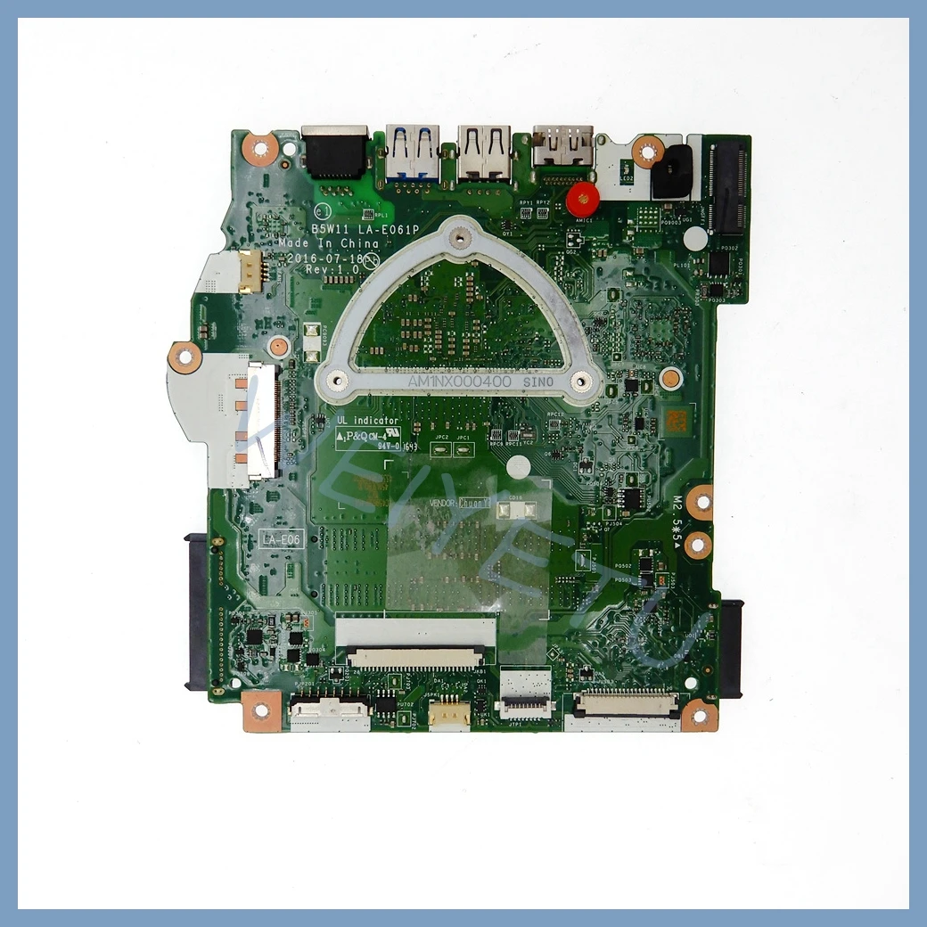 LA-E061P Notebook Mainboard For Acer Aspire ES1-572 EXTENSA 2540 Laptop Motherboard With i3-6006U CPU 100% Tested OK