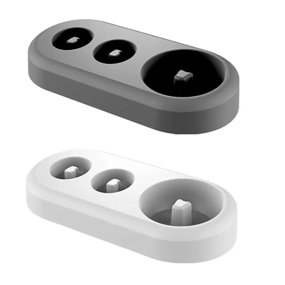 Durable Electric Toothbrush Holder Plastic Space Saving Toothbrush Heads Storage Rack Easy-to-Use Replacement Stand Base