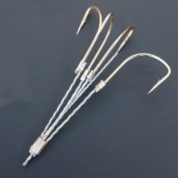 Fishing Hook 4/5/6/8 Claw Hook Super Sharp Hooks With Barbed Fishing Hook view 2