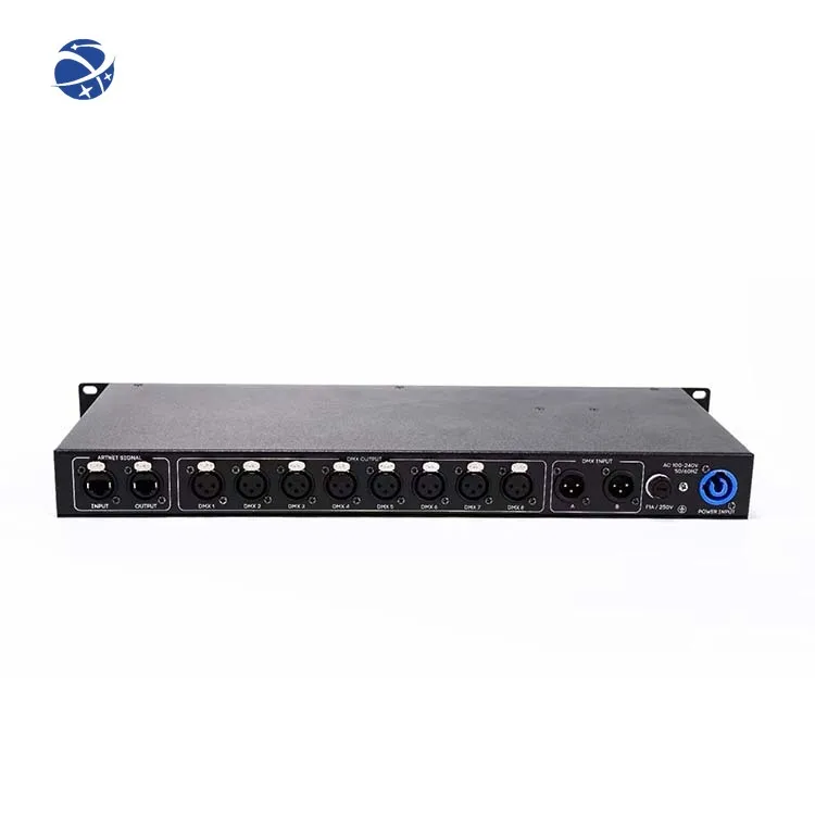 

Yunyi New ARTNET 8 Channels Amplifier DMX512 Signal Amplifier For Stage Light Controller