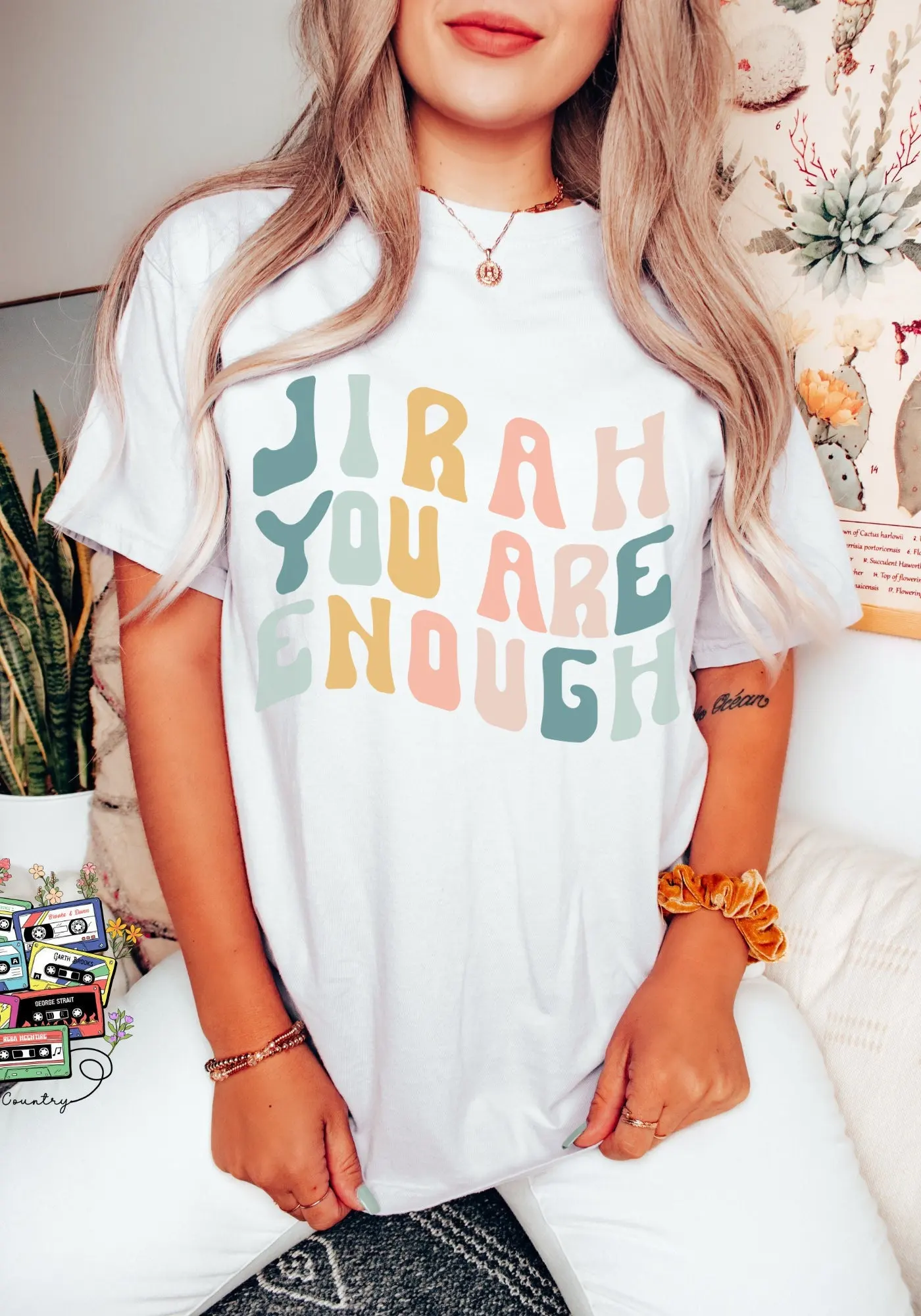 Jirah You Are Enough T Shirt Maverick City Music Band Make Heaven Crowded Favorite Christian song sweaT Faith Scripture