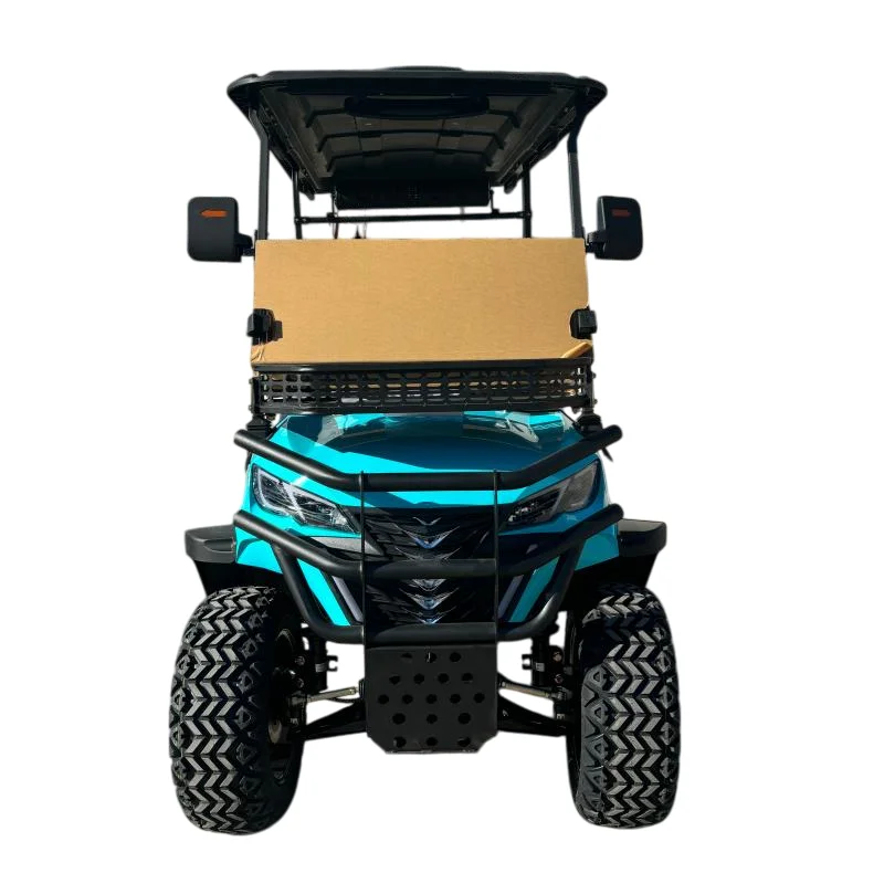 China Factory Supplier Wholesale Custom Golf Cart 4 Seats off Road Golf Cart 14 inches off road Aluminum Wheels Golf Carts