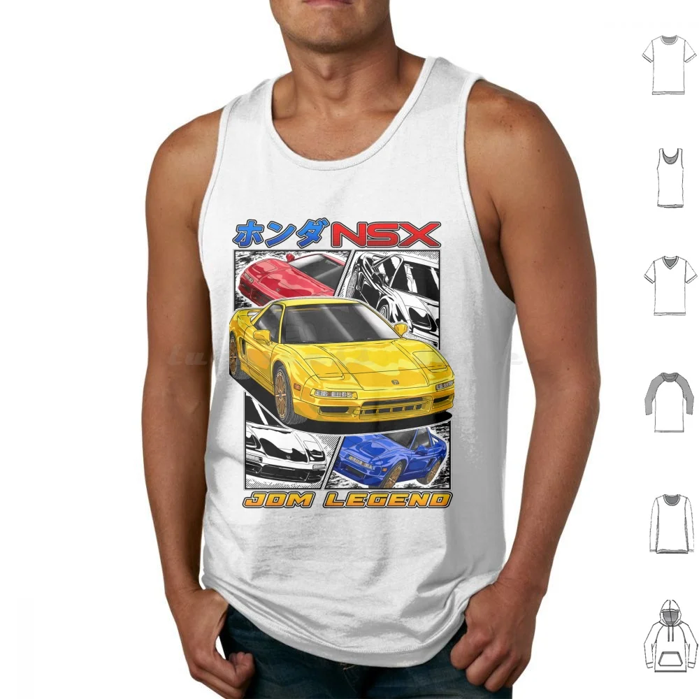 Jdm Nsx Tank Tops Vest Sleeveless Guyvit Car Cars Automobile Automotive Nsx Nsx Nsxr Acura Acura Nsx Nsx Gt Jdm Jdm Cars
