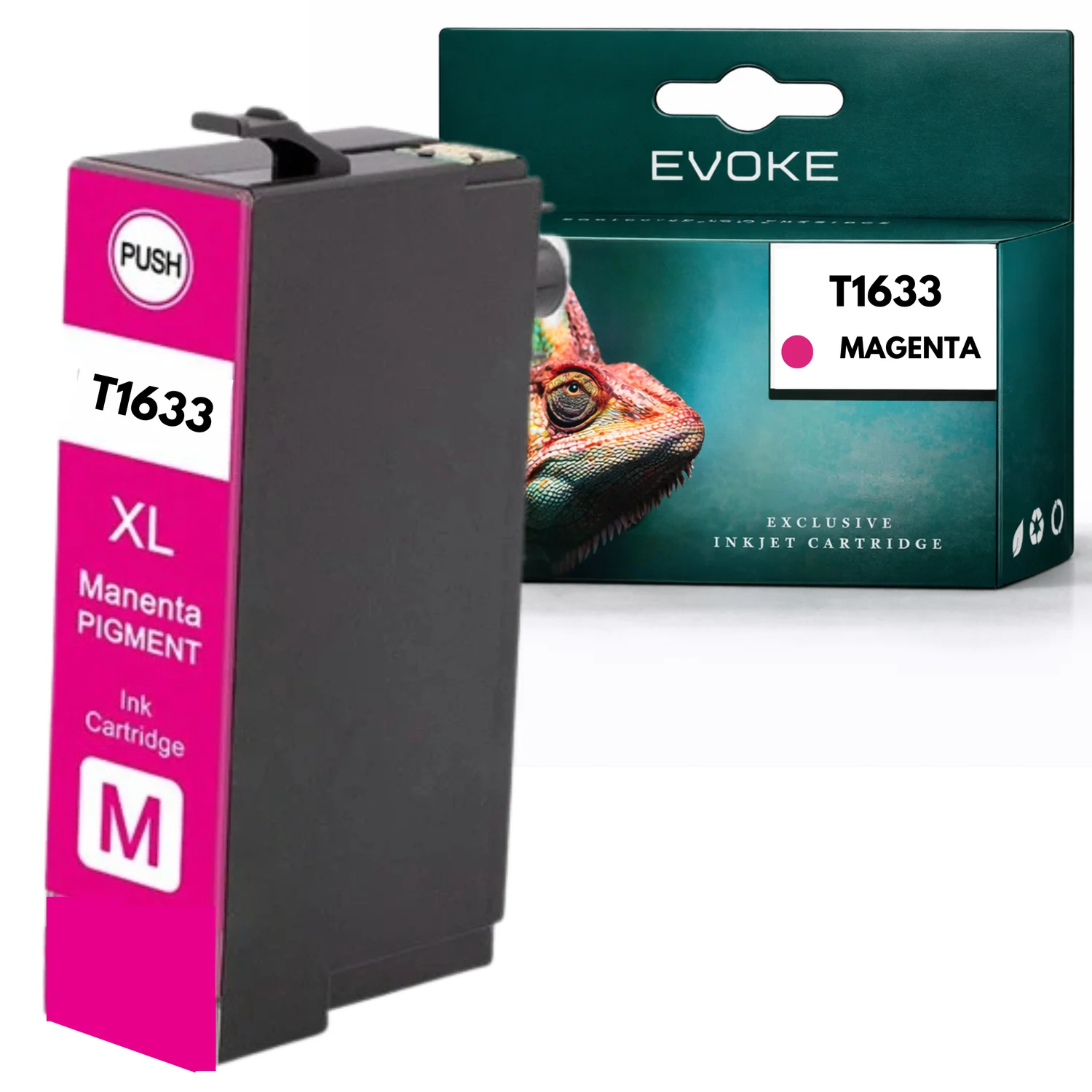 Evoke Compatibele Inkt voor Epson T1633 C13T16334012 Magenta Wf-2010W 2510Wf/2520Nf/2630Dwf/2660Dwf
