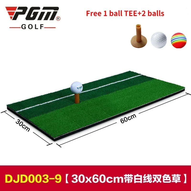 1 set of 30 cm x 60 cm golf practice mat training batting mat grass root green golf backyard green