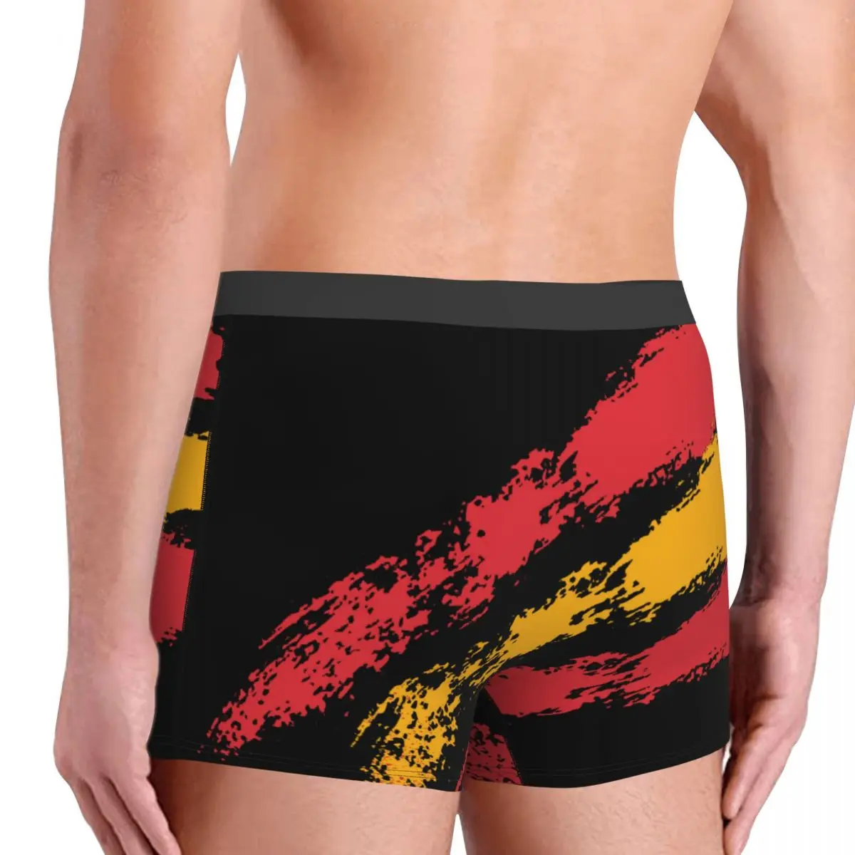 Calzoncillos Bóxer con bandera española para hombre, ropa interior de poliéster, S-XXL, novedad