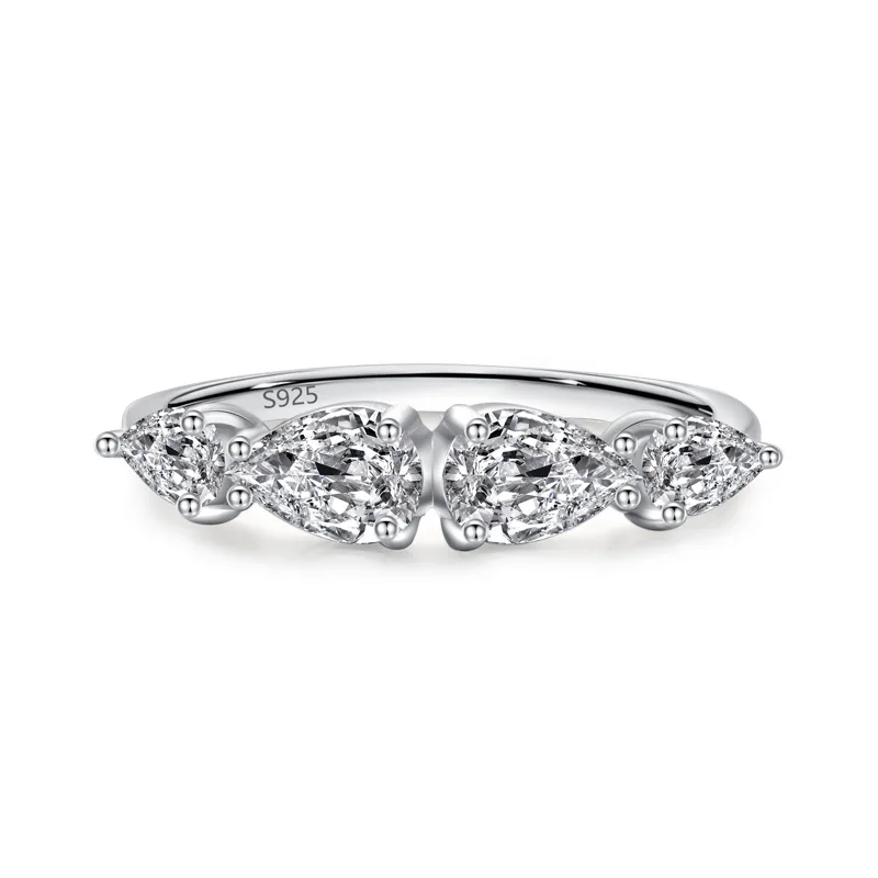 

2023 Новые изысканные роскошные изящные ювелирные изделия Anillos Plata, оптовая продажа, кольца из серебра 925 пробы