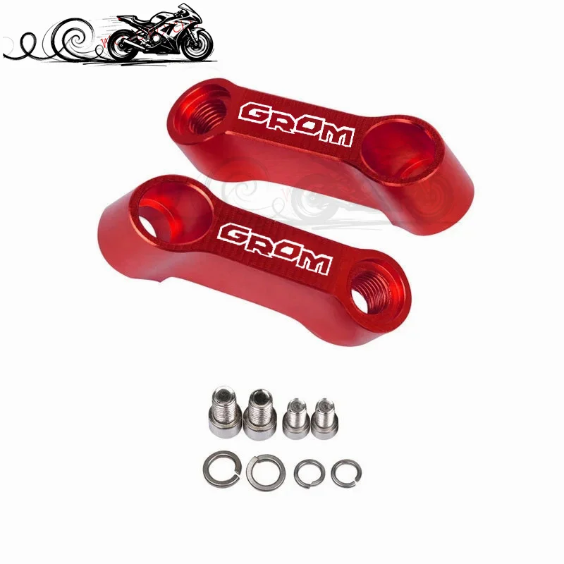 2025 New Fit For Honda GROM MSX 125 MSX125 GROM125 Motorcycle Accessories CNC Aluminum Rearview Mirror Adapter Extender Riser - view 6