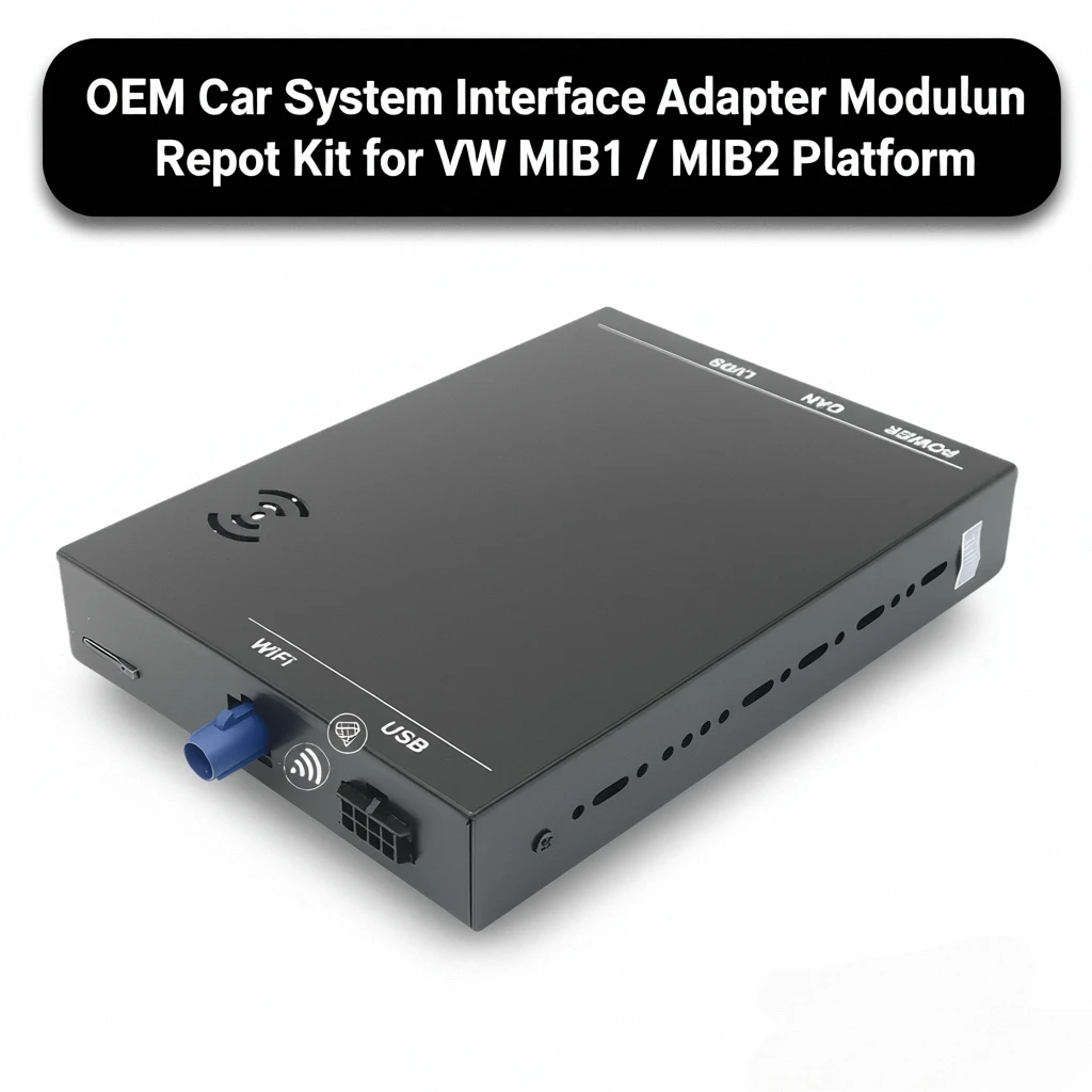 OEM Car System Interface Adapter Module Retrofit Kit for VW MIB1 / MIB2 Platform