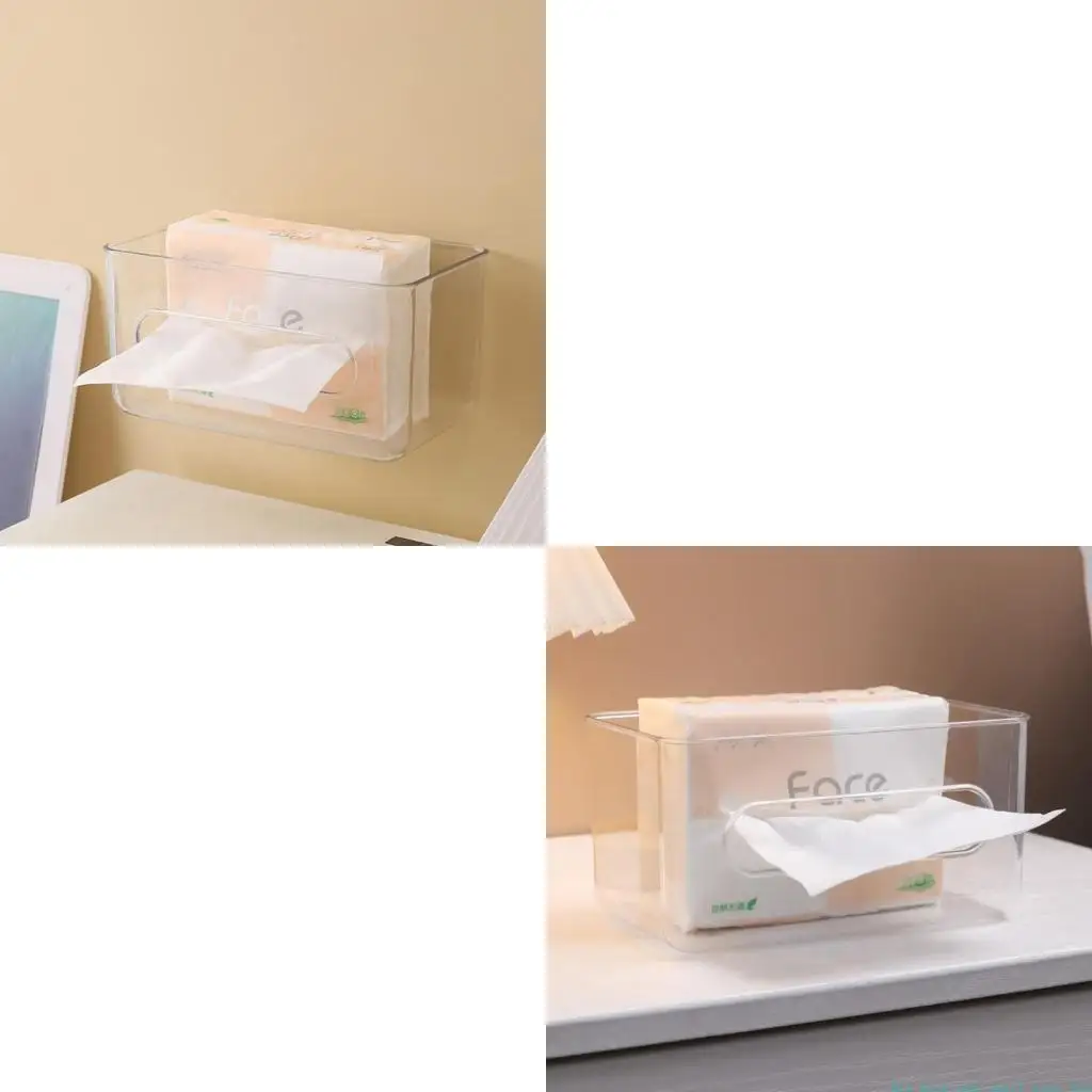 581C Roll Paper Tissue Box Rack for Toilet Home Office Towel Napkin Log Tissue Holder