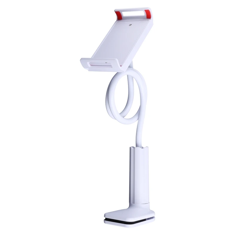 Clip on Phone Stand Holder Long Arm Gooseneck Bracket Mount Clamp Support All Mobile Phones,Switch,,Tablet P9JB