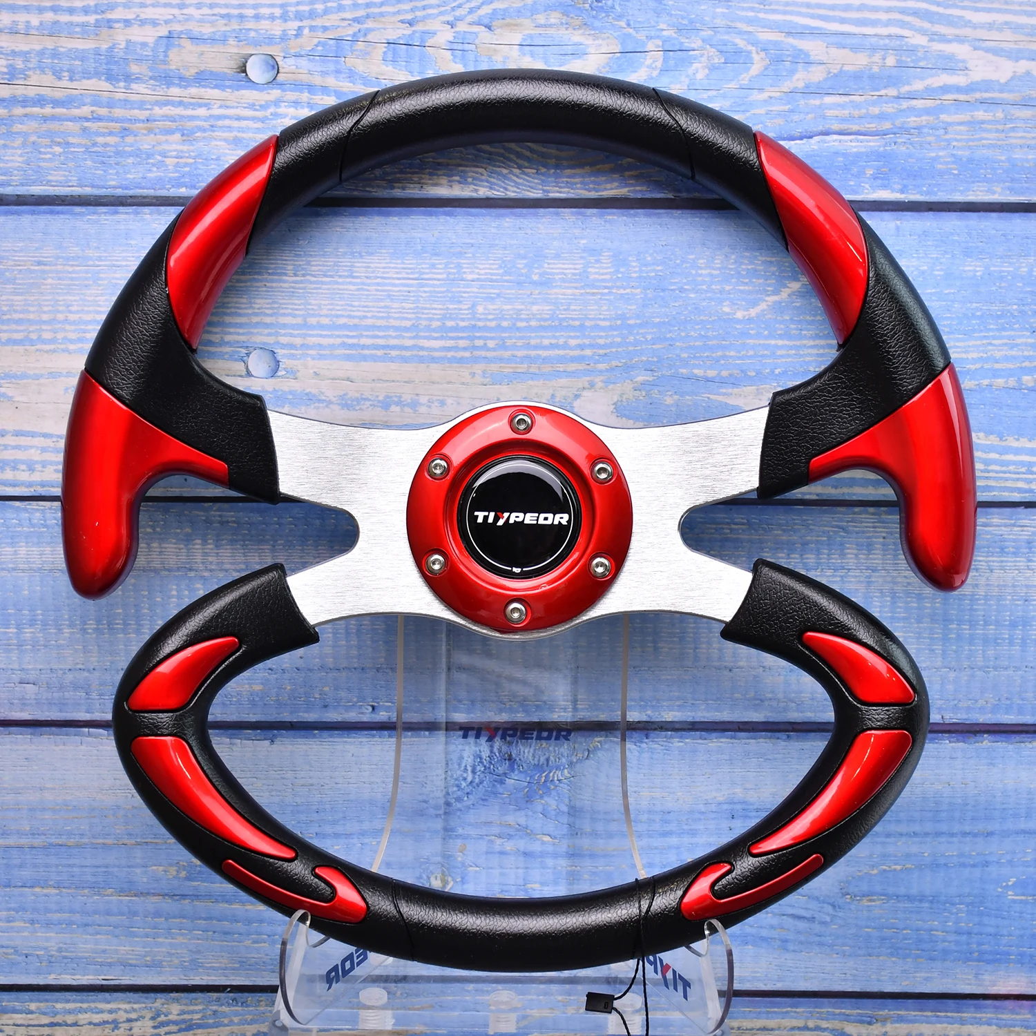 

Sports Style 320mm Steering Wheel Racing Game Simulator Wheel Drift With 40mm Deep Bracket