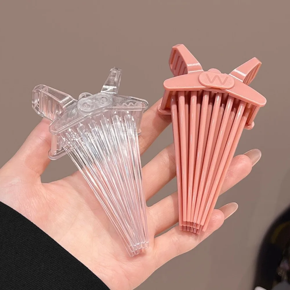 Portable Curling Roots Fluffy Hairpin High Cranial Top Natural Curling Bangs Clips Non-Slip Durable Curling Fixed Shape Clips