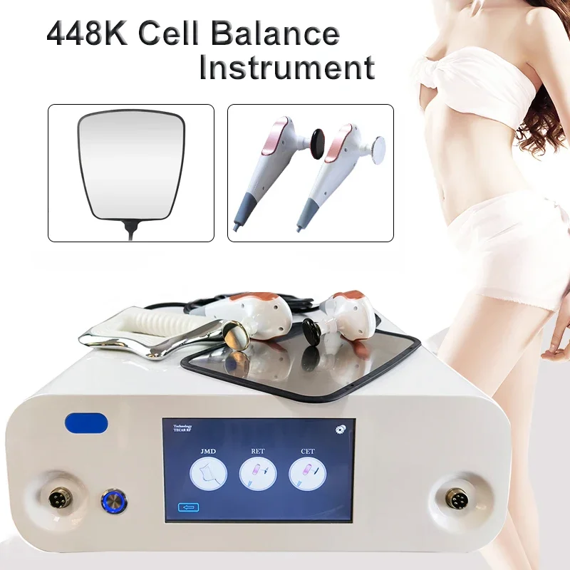 448KHZ INDIBA 2023 أحدث إسبانيا التكنولوجيا Tecar التجويف نظام العناية بألم الجسم RET CET RF آلة ضئيلة لتخفيف الوزن Indiba