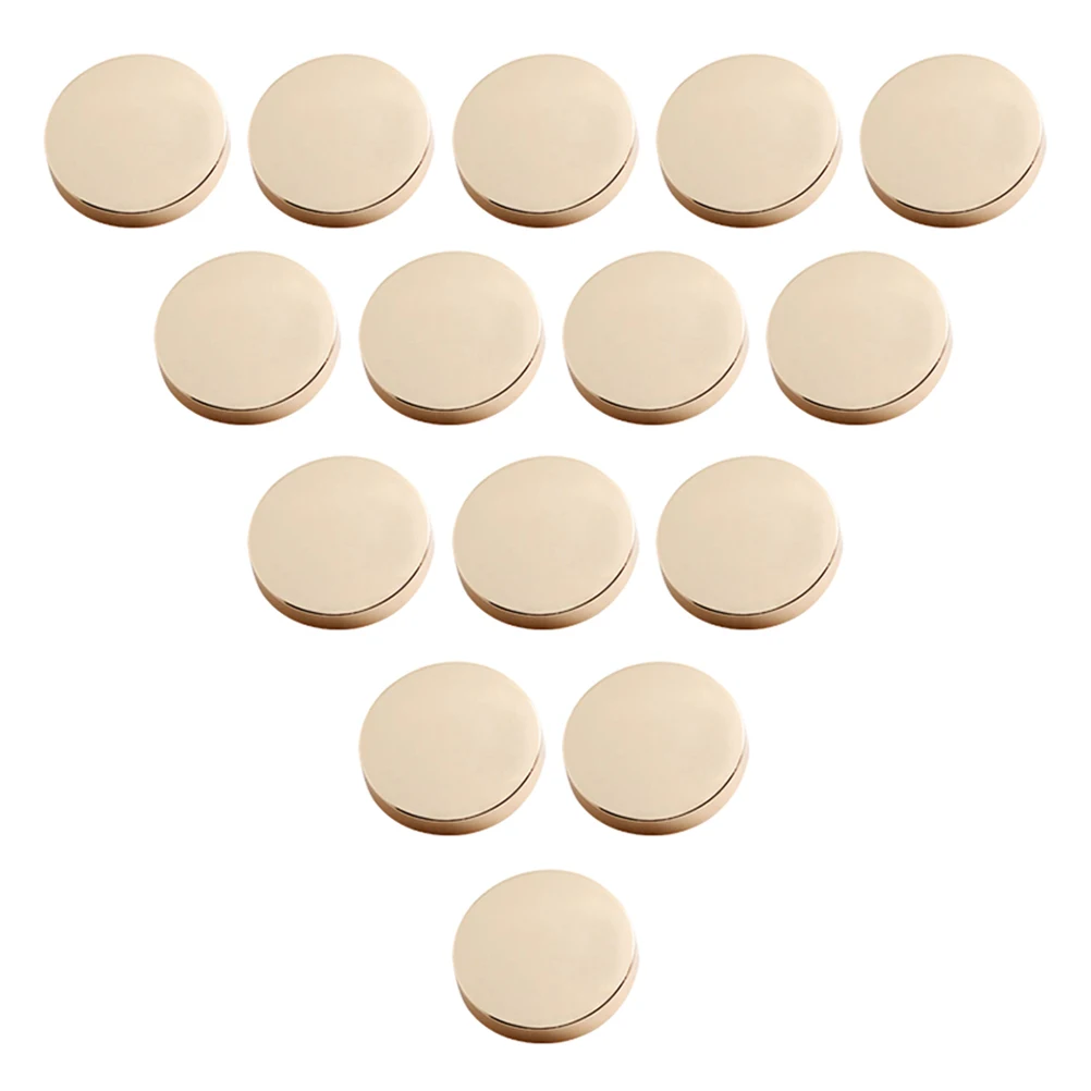 

50Pcs Round Buttons Premium Metal Fasteners for Shirt Coat Sweater DIY Decoration Clothing Buttons Sewing Button Set